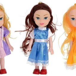 Realistic Three Sister Dolls with Fancy Dress & Movable Body Parts for Kids|108-image-70