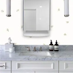 Saffire Bathroom Organiser Shelves with Bathroom Mirror-20
