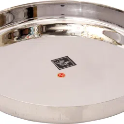 Plain Thali 12 Inch Dinner Plate-picture-1