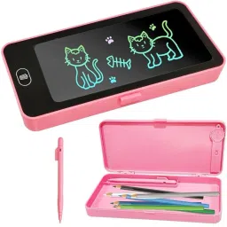 Geometry Box with writing pad Boys Girls Multifunctional Stationery Organizer Geometry Box-19