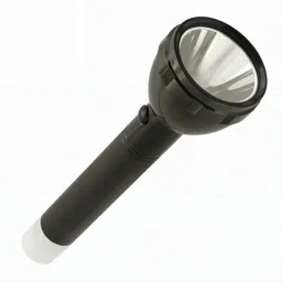 zeus volt L6950 Long Range Kisan Torch 100w Range 1 Km + 25 Hours Battery Life, Black Torch image 2