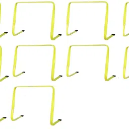 Agility Flat Hurdle 9 Inches/ 22.86centimeter Height Available in Pack of 10 Pcs Plastic Speed Hurdles-picture-31