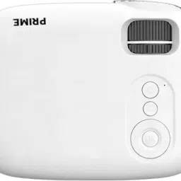Prime Projector Star White Mini PS7 FHD+ 4700 Lumens| Wi-Fi, Miracast| 1920x1080P | 12000:01 CR| (4700 lm / 2 Speaker / Wireless / Remote Controller) Portable Projector image 2