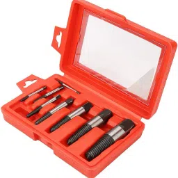 uptodateprouducts 8pcs Screw Extractor Set Damaged Nut Screw Extractor Bolt Stud Remover Tool Kit Screw Extractor Set image 3