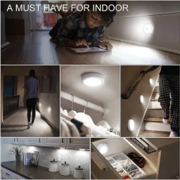 xwipe Body Induction LED Light - Motion Sensor Rechargeable Wall Lamp for Indoors Smart Sensor Light image 2