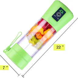 ufg New Mini Blender Bottle For Making Juice And Shake Mixer Juicer Jar image 2