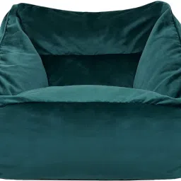 4XL GIGLICK RoyalSit Velvet Lounge Bean Bag Accent Chair Living Room Furniture | Bean Bag Chair With Bean Filling-picture-0