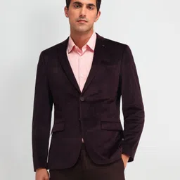arrow Men Solid Single Breasted Formal Blazer-picture-39