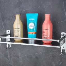 Stainless Steel Multi-use Rack / Bathroom Shelf /Bathroom Accessories SILVER Towel Holder-image-94