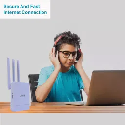 CareME Wi-Fi 6 5G Sim compatible router Connect with WiFi Camera/Mobile,Desktop,Laptop, 4G Router 2.4 GHz 300 Mbps Wifi Speed Single Band Internal & External Antenna MiFi (Sim Based) image 4