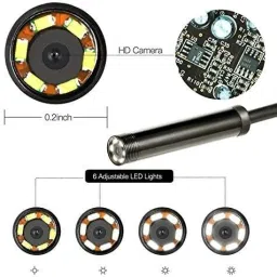 IC PLUS Full hd 5.5mm IP67 Waterproof Mini Android iOS Endoscope 6LEDs 3.3 IP Camera Camera image 4