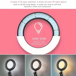 Planetoid Circle Lighting Professional LED Ring Light with 3 Light Modes for Makeup, Video Ring Flash image 4