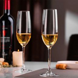 (Pack of 2) 16. Long wine glass x 200 x 2 Glass Set Champagne Glass-16