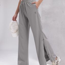 hrx by hrithik roshan Women Solid Grey Track Pants-picture-29
