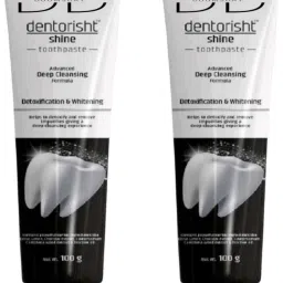 DENTO-RISHT TOTAL COMPLETE ORAL TOOTHPASTE FOR WHITE&STRONG TEETH PACK OF-100gX2 Toothpaste-15