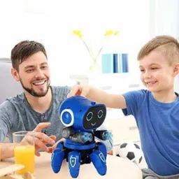 Bot Robot Octopus Style, Colorful Lights, Music & All Direction Movement Toy194-picture-30