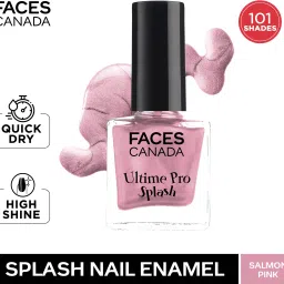 Ultime Pro Splash Nail Enamel | Glossy | Quick Drying | Long Lasting | 8ml, Salmon Pink 126-picture-3