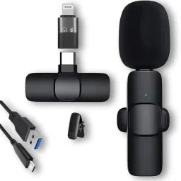 TreEye s K8 Wireless Microphone for Type C Android Mobile Phones & iPhones Camera Microphone-25