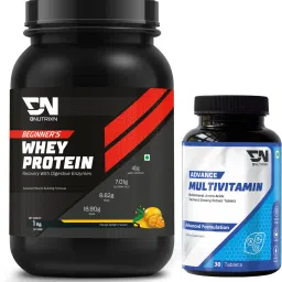 Beginner's High Whey Protein 40G & Multivitamin Tablets | Digestive Enzyme, BCAA Whey Protein-image-18