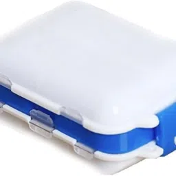 8 Mini Pill Plastic Box Case with Portable Fold-able Eight Grid Inter-Layer Pill Box-image-7