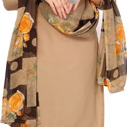 Unstitched Crepe Salwar Suit Material Printed-image-11