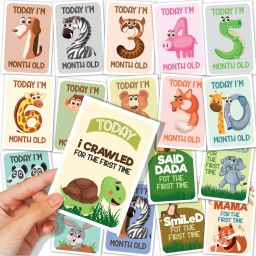 Baby Monthly Age Milestone Card Greeting Card-image-34