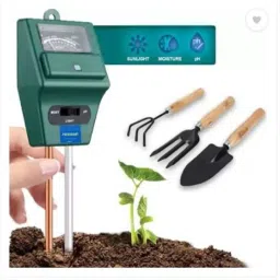 3-in-1 Soil Test Kit and garden tool set Lig ht & Moisture, Plant Tester combo Soil PH Meter-picture-12