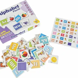 abyz Alphabet Puzzles, 26 Letters, Educational Early Learning Set with 52 Pieces image 2