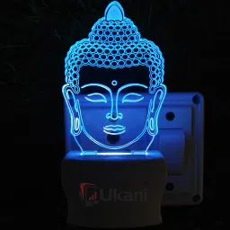 GOD BUDDHA Acrylic 3D Illusion RGB 7 Colour Changing LED Plug and Play_T387 Night Lamp-picture-32