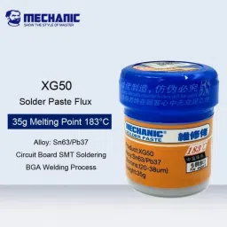 Mechanic XG-50 Premium Quality Soldering paste SMD Rework (35Grams) 0 W Temperature Controlled-image-50