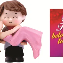 Couple Hug Resin Showpiece Couple Miniatures Romantic Gifts for Girlfriend Decorative Showpiece-5.5 cm-20