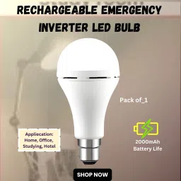 Rechargeable Emergency Bulb Inverter Bulb for home 3Hr battery backup BR315 4 hrs Bulb Emergency Light-picture-18