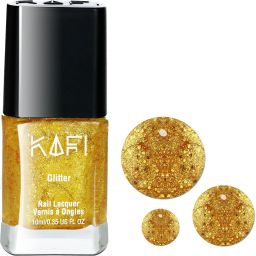 Glitter Nail Polish- Long lasting, Non Toxic, High Shine, Vegan, 10 Free Formula, SalonPro - (Gold Glitter ) Bride Me - Nail Art-image-18