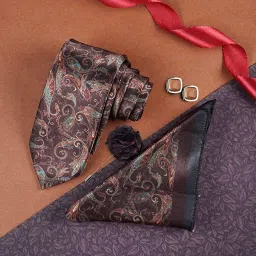 AXLON Silk Cufflink & Tie Pin Set image 3