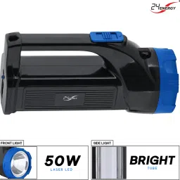 24 energy Long Range Laser Torch with Side SMD Light | Blue Torch image 2