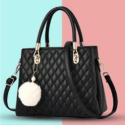 khatushyam collection Women Black Hand-held Bag-picture-38
