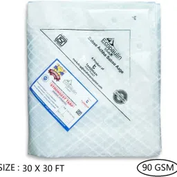 Ecopaulin Star Cross Laminated Multilayer 30 X 30 FT Eco-friendly Tarpaulin Tent - For Multipurpose Heavy Duty Waterproof Poly Tadpatri 90 Gsm Plastic Cover Tharpai-image-59