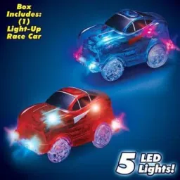 dherik tradworld Magic Track Toys for Kids Bend Flex and Glow with LED Lights image 3