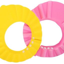 Tear Free Baby Bath Cap 2 in 1 Combo Set Snap Fit Multicolor-image-72