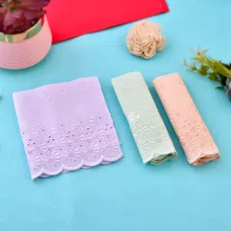 GirlFriend Purp Oran Green Hankies ["Purple","Orange","Green"] Handkerchief-image-7
