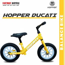 Hopper Balance Bike 12T Kids | Yellow | Age 2-4 Years | 99% Assembled | 12 T (inch) Utility Bike-image-38