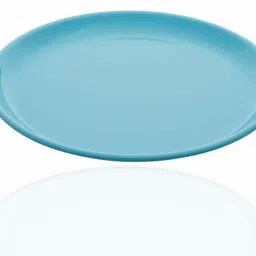 Pack of 3 Plastic Unbreakable Plastic Round Serving Dinner Plates Full Size Plate for Dining Table Dinner Set-image-5