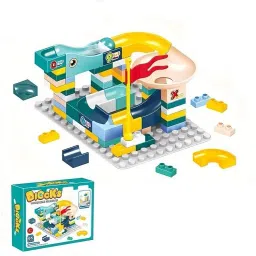 Marble Run Track Building Blocks,Funnel Slide,Marble Building Blocks 88pcs-image-48