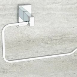 Emerald Silver ss crome Towel Holder-image-27