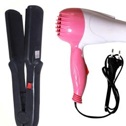 WILLA Hair Dryer NV-1290 and Hair Straightener NHC-522 (Black) Personal Care Appliance Combo-image-71