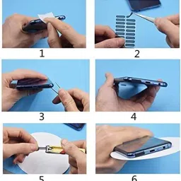 Adhvik Mobile Speaker Dust Protector for Android & iPhone, (Long 5 /Short 5 PCS) Mobile Skin image 3