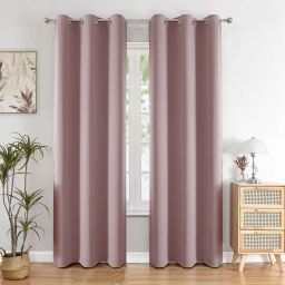 152.4 cm (5 ft) Polyester Blackout Window Curtain (Pack Of 2)-image-77