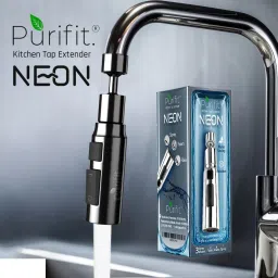 purifit Neon Tap Extender for Kitchen & Home Sink | 3 Flow Modes| 720° Rotation Faucet Mount image 3