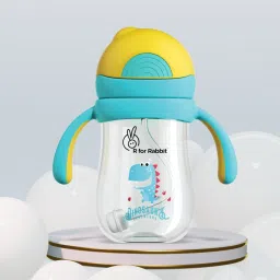 Tritan Dino 320 ML Baby Straw Sipper Bottle with Shatter-proof Tritan Material-image-26