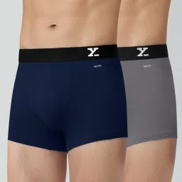 Pack of 2 Aero Anti-bacterial Odour-free cotton Solid Men Trunk-picture-20
